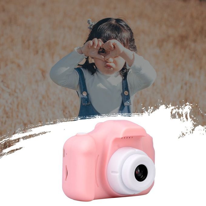 Baby Cartoon Mini Toy Can Take Pictures Of Children'S Digital Camera-Pink-