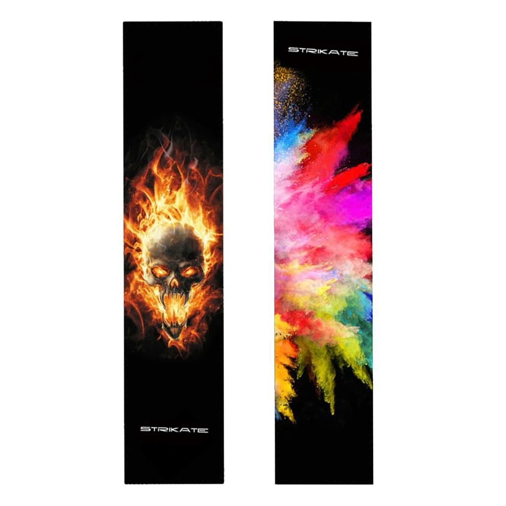 2pcs Professional Longboard Paper Grip Skateboard,