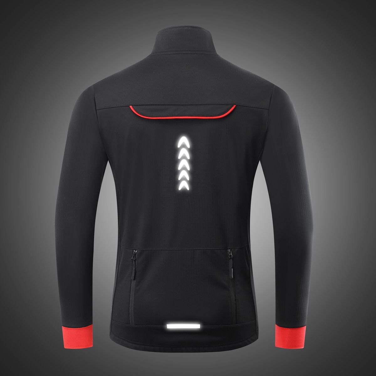 Men Winter Cycling Jacket Windproof Thermal Fleece Bike