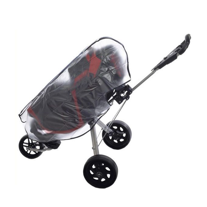 Waterproof Dustproof Zipper Hood Rain Cover For Golf  Stand Bag &