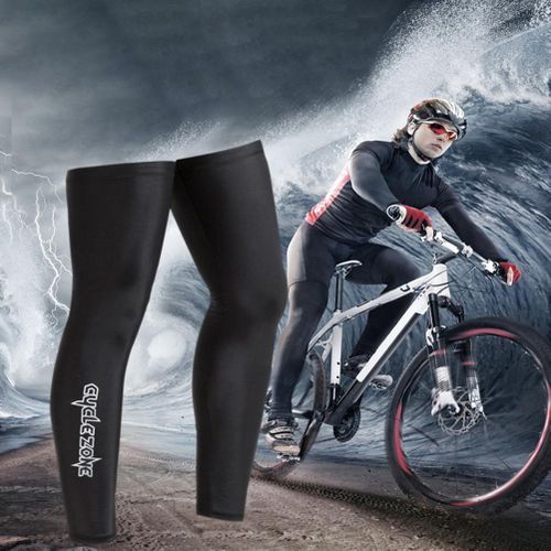 Smooth Long Stockings Highly Elastic Polyester Long Compression Socks Socks Smooth Leg Sleeves Black