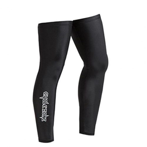 Smooth Long Stockings Highly Elastic Polyester Long Compression Socks Socks Smooth Leg Sleeves Black