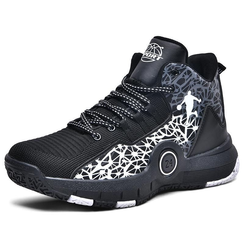 Boys Basketball Shoes Youth Sports Basketball Shoes Black
