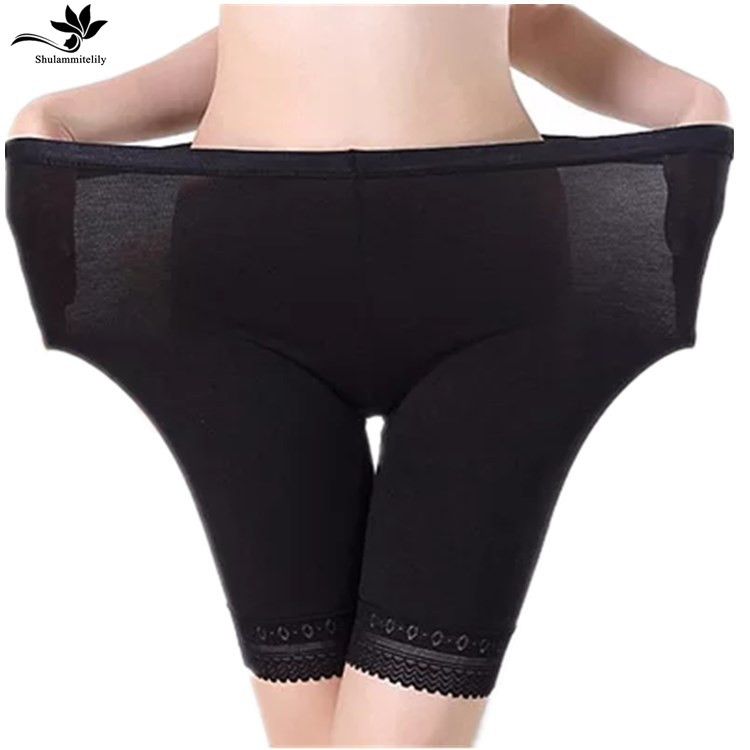 (skin)soft And Comfortable Cotton Material Boxer Shorts Safety Pants For Women Panties Plus Big Size High Waist Ladies' Underwear DOU