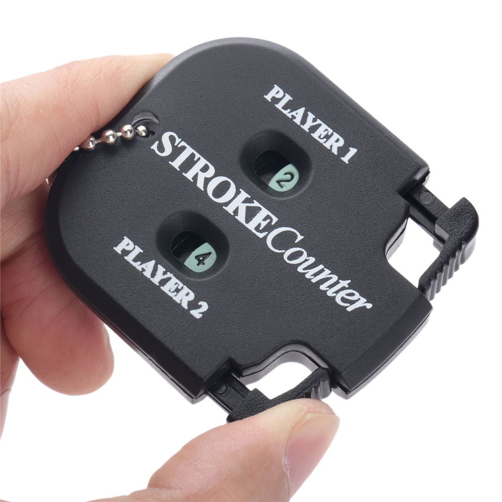 Mini Handy Golf Shot Count Stroke Putt Score Counter Two