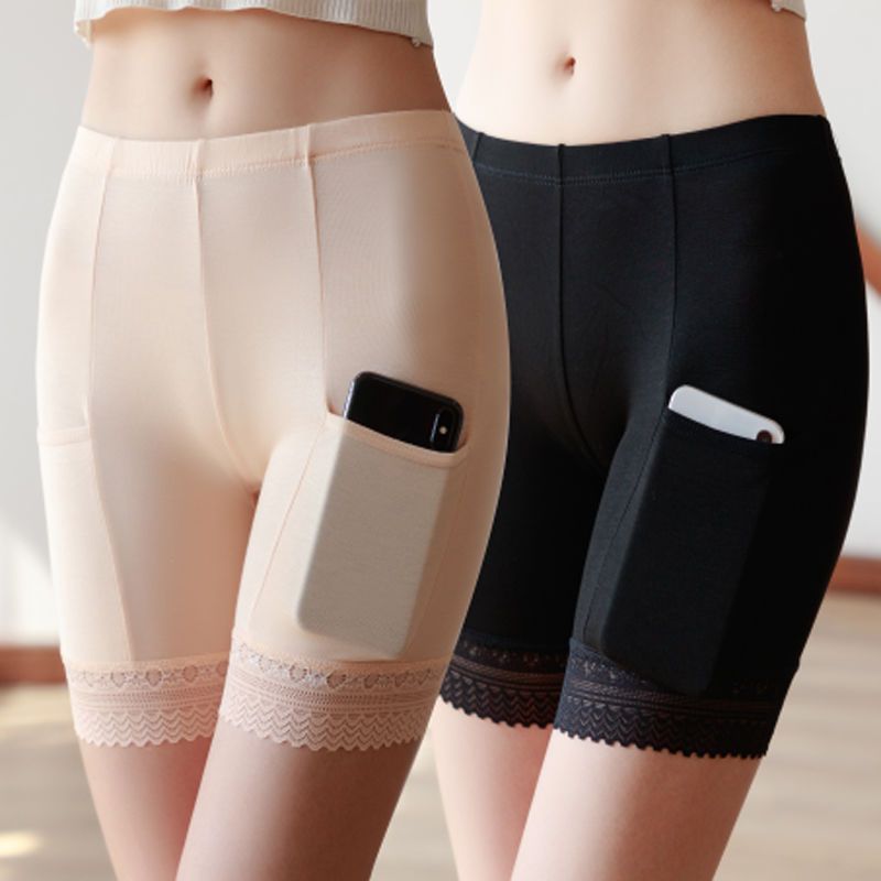 (Black B)2022 Soft And Comfortable Cotton Material Boxer Shorts Safety Pants For Women Panties Plus Big Size High Waist Ladies' Underwear DOU