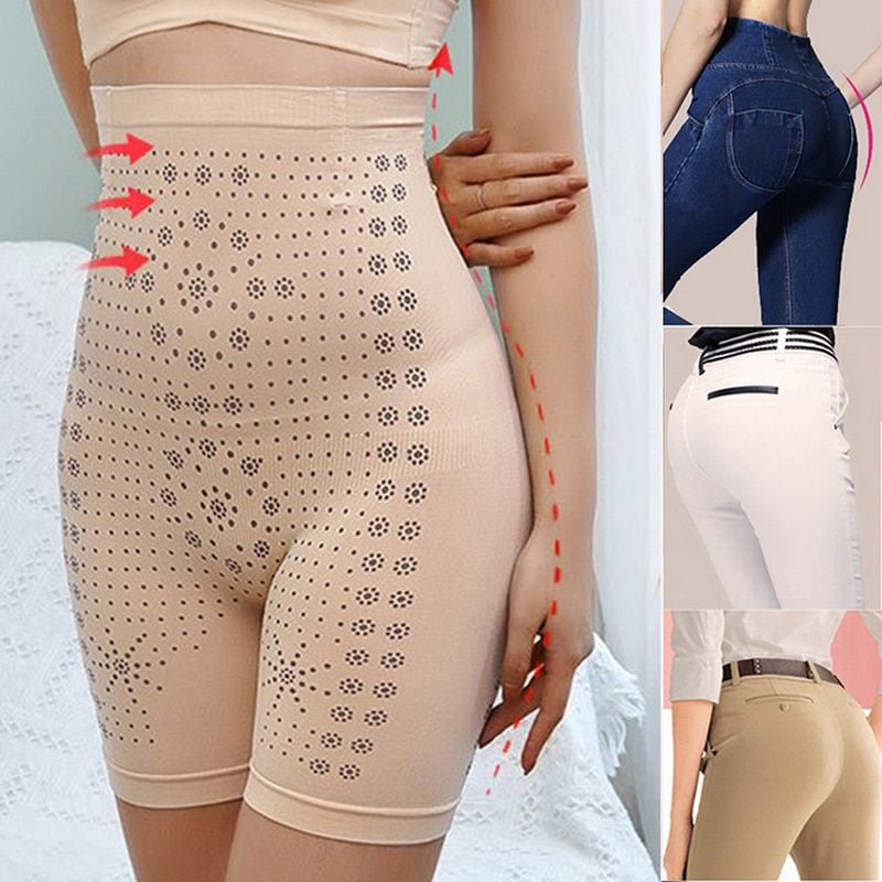 High Quality Women High Waist Body Shaper Panties Control Body Slimming Shapewear Girdle Underwear Waist Trainer Yoga Gym Sports