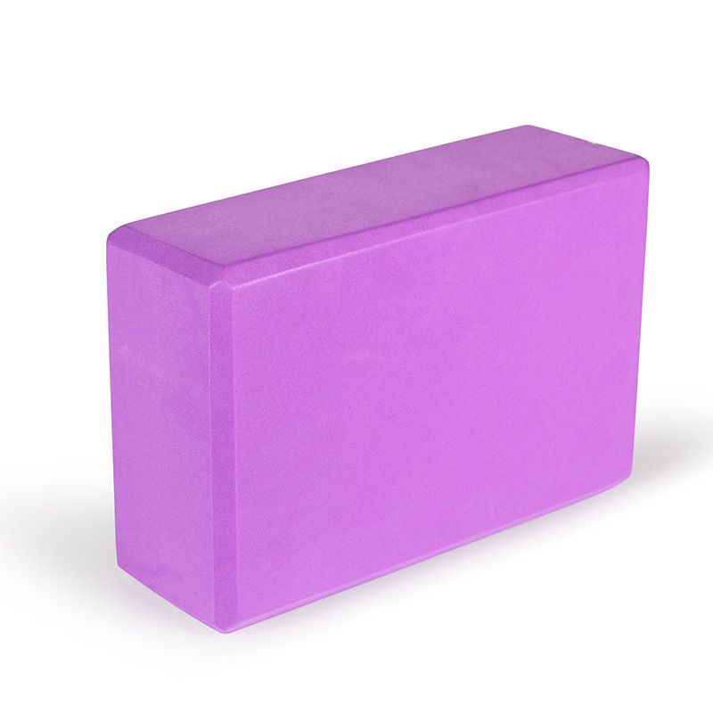 1pcs Yoga Brick Eva Material Yoga Pillow Solid Color Beige