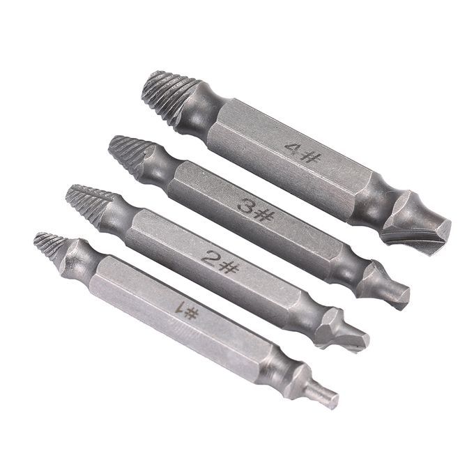 4Pcs Damaged Screw Extractor Set