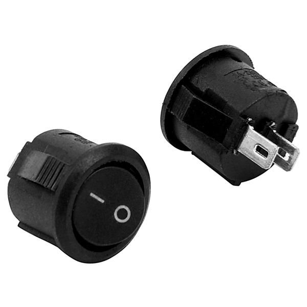2x On/Off Latching Press Buttons Rocker for Car Auto Boat bl