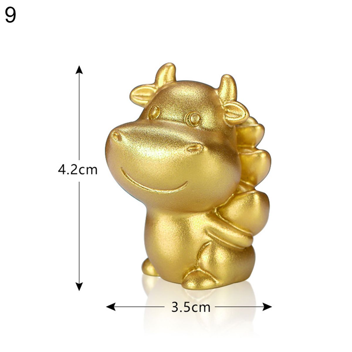 Cartoon Cow Cattle Design Car Home Table Garden Succulent-