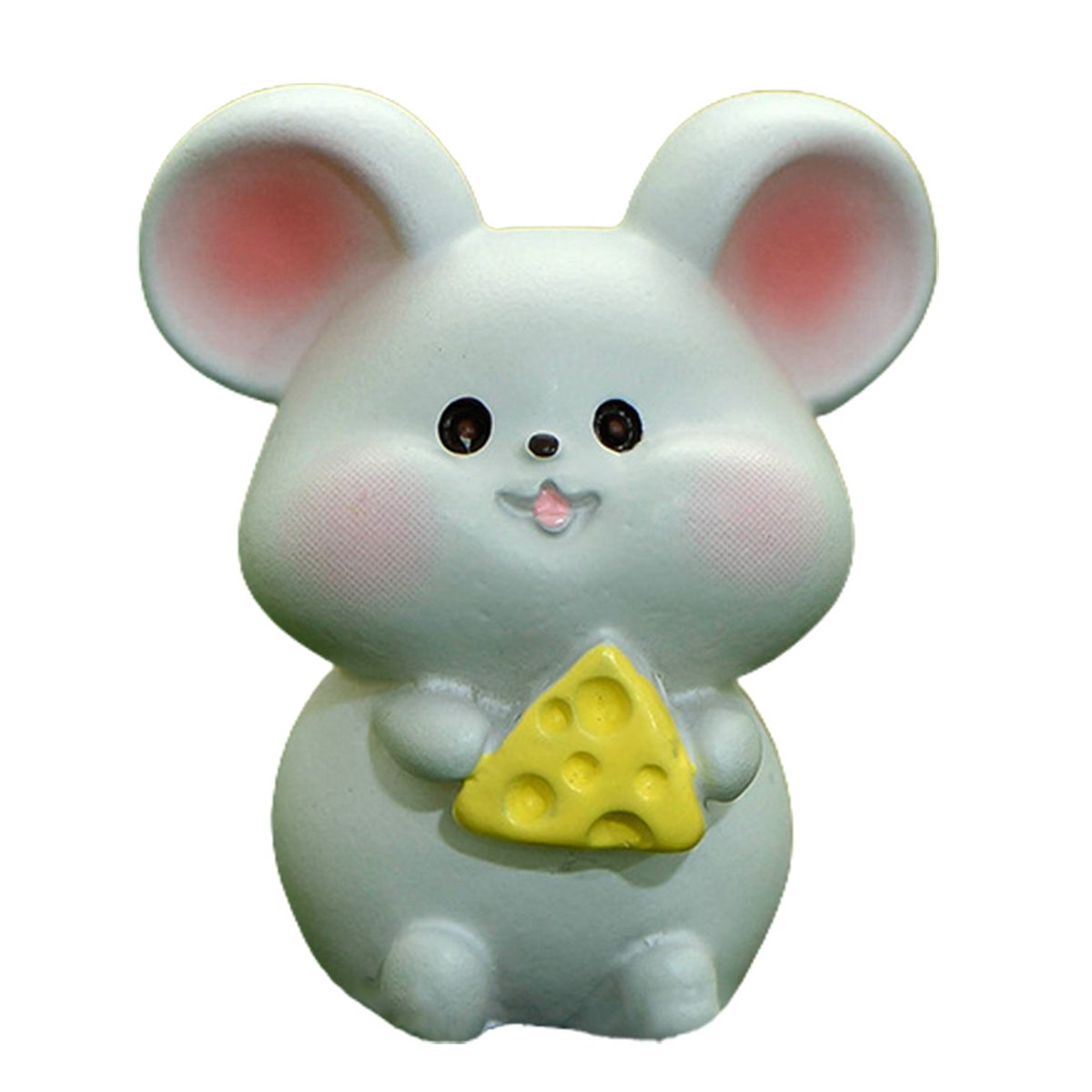 Handmade Resin Adorable Animal Shape Miniature Statue Decor-