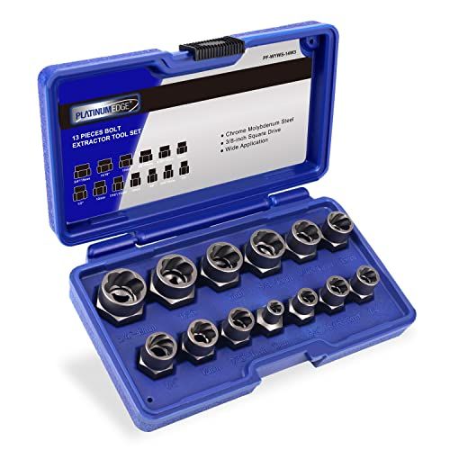 Impact Bolt  Nut Remover Set 13 Pieces Bolt Extractor Tool S