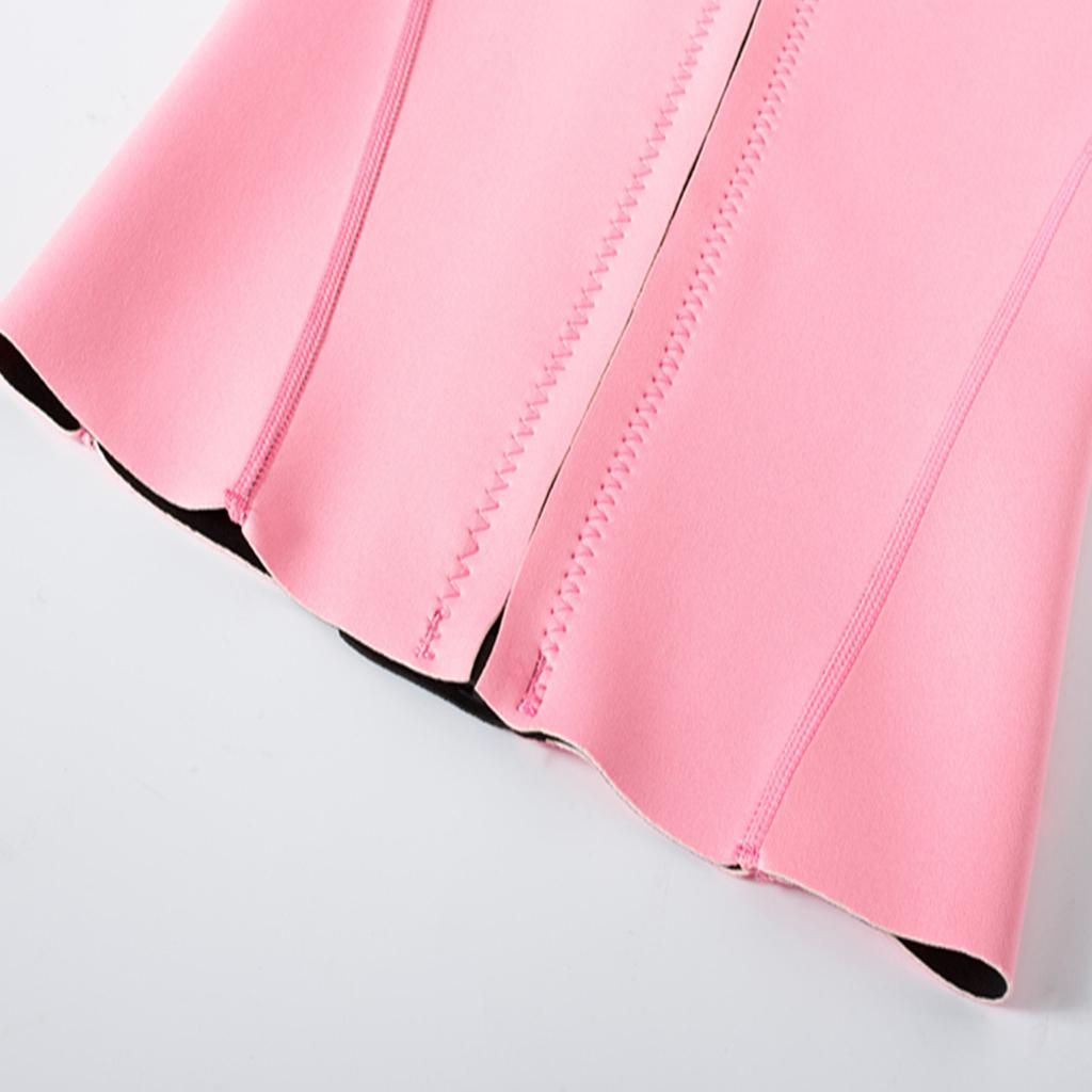 Women's 2mm Neoprene Wetsuit Jacket Coat For Diving Swimming Pink M