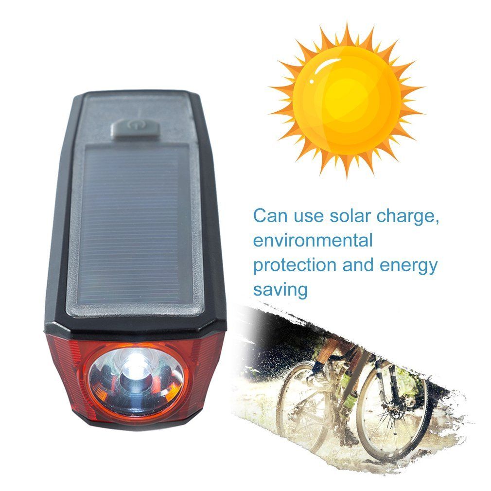 Hj-052 Usb Solar Rechargeable Cycling Horn Electronic Bell