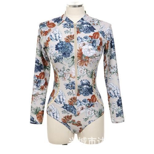 New South Korean diving suit, women's fast drying jellyfish suit, surfing swimsuit, long sleeved one