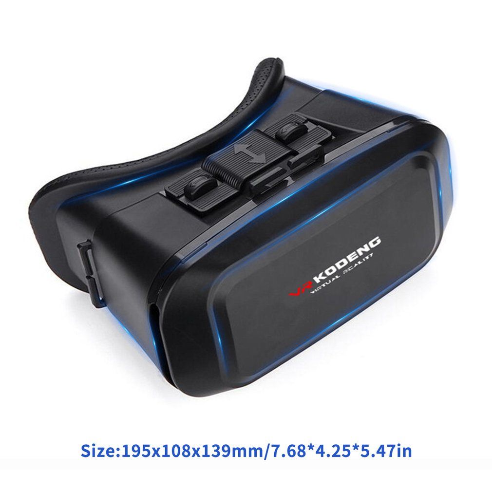 K2 3D Vr Virtual Rety Vr Glasses Genuine Leather Eye Glasses Smart  Stereo Game Cinema Boxs Suitable For Smart Phone VR Remote