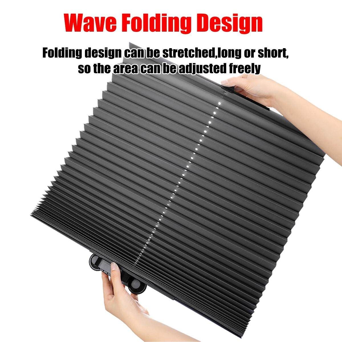 46CM Retractable SUV Truck Car Windshield Sunshade Rear Window Sun Visor UV Protection Curtain