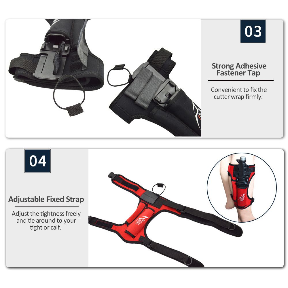 Neoprene Scuba Diving Cutter Wrap Sheath Cover Strap
