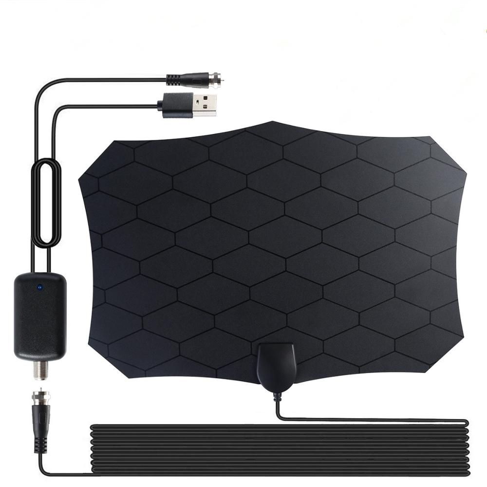 Digital Hdtv Indoor TV Antenna Amplifier Aerial Receiver