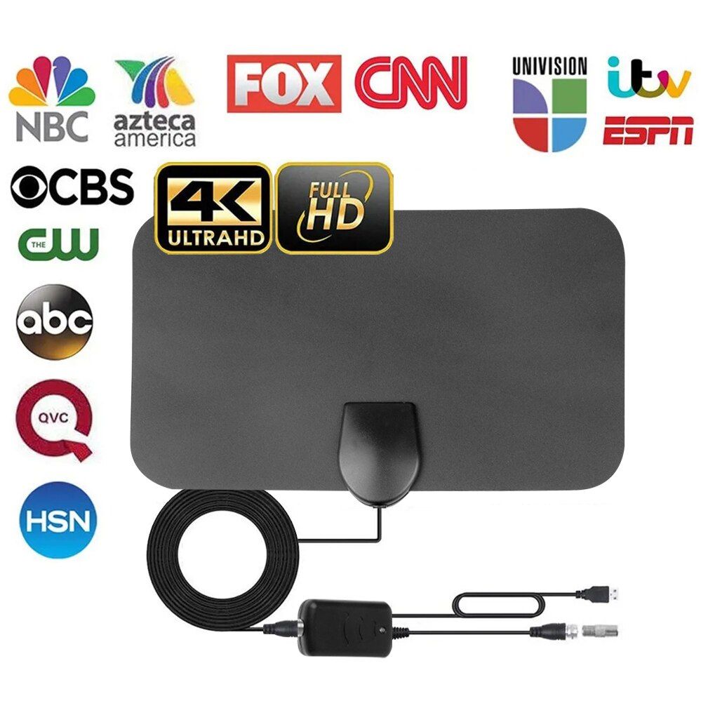 HD 8K 4K Indoor Digital TV Antenna 25DB HDTV Antena  T  T2 Cable TV Antena UHF VHF DTV Antennas Aerial Wholesale