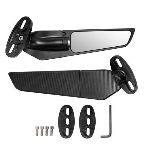 2PCS Modified Motorcycle Rearview Mirrors Wind