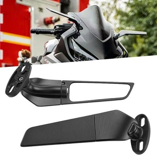 2PCS Modified Motorcycle Rearview Mirrors Wind