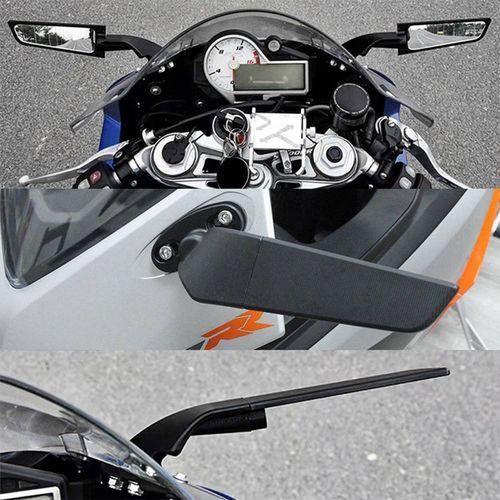 2PCS Modified Motorcycle Rearview Mirrors Wind
