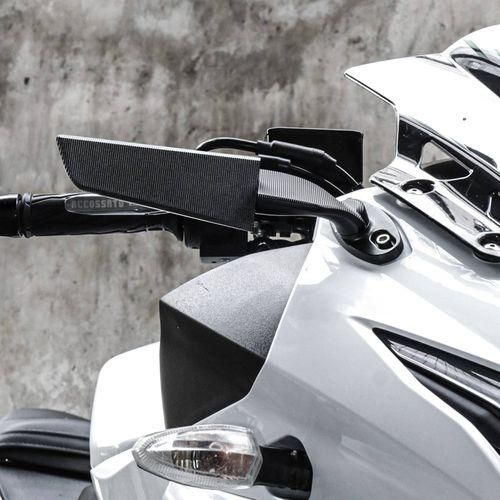 2PCS Modified Motorcycle Rearview Mirrors Wind