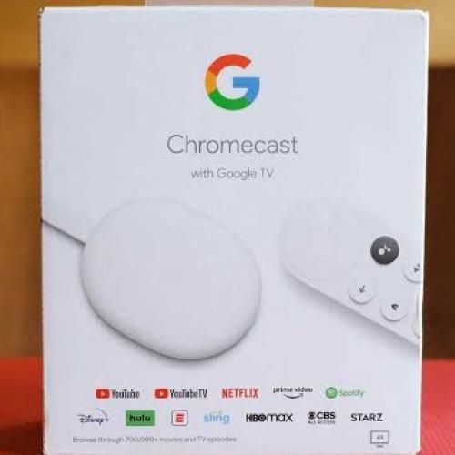 4th Generation Google Chrome Cast 4k Ultra HD With Google Tv