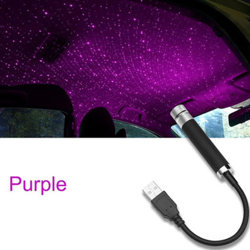 Car Roof Star Mini LED Night Projector Galaxy Lamp USB