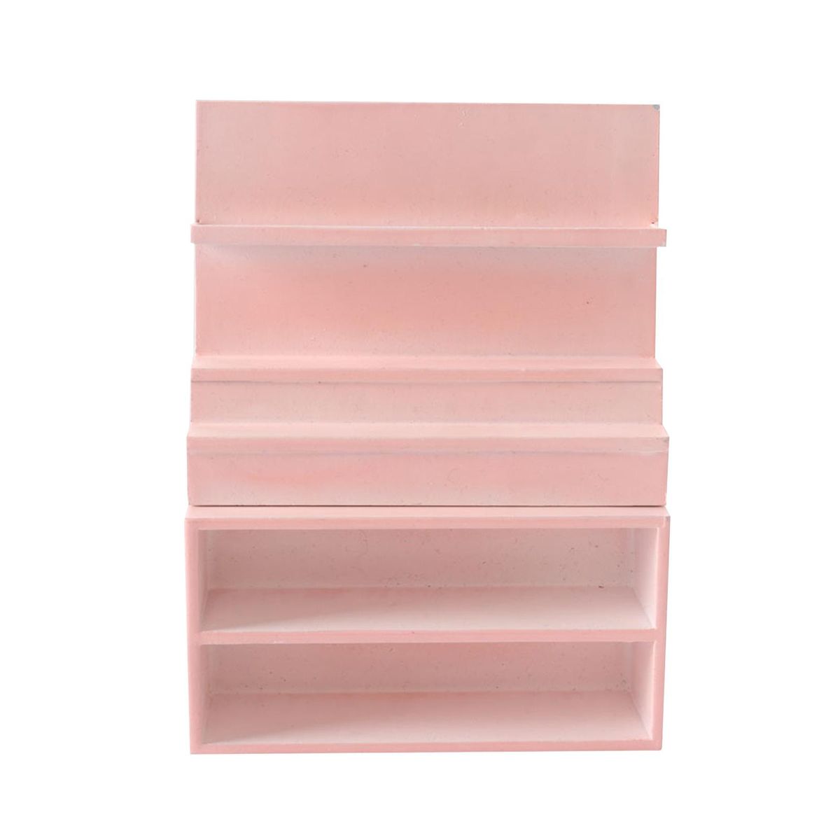 1:12 Scale Dollhouse Miniature Supermarket Shelves Pink  A