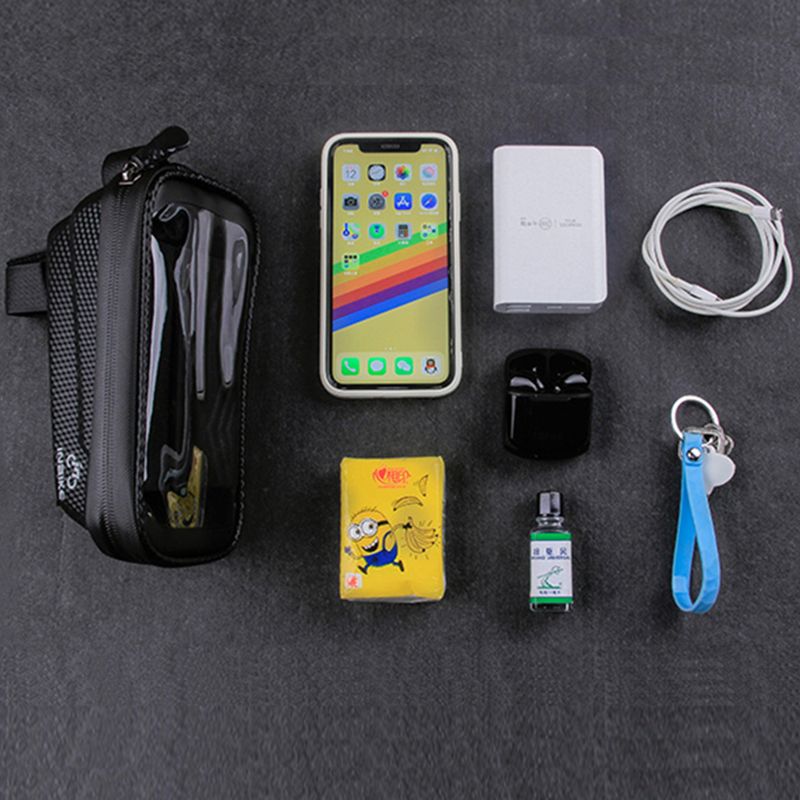 1.8l Rainproof Bicycle Bag Tube Bag 7.5 Inch Touch