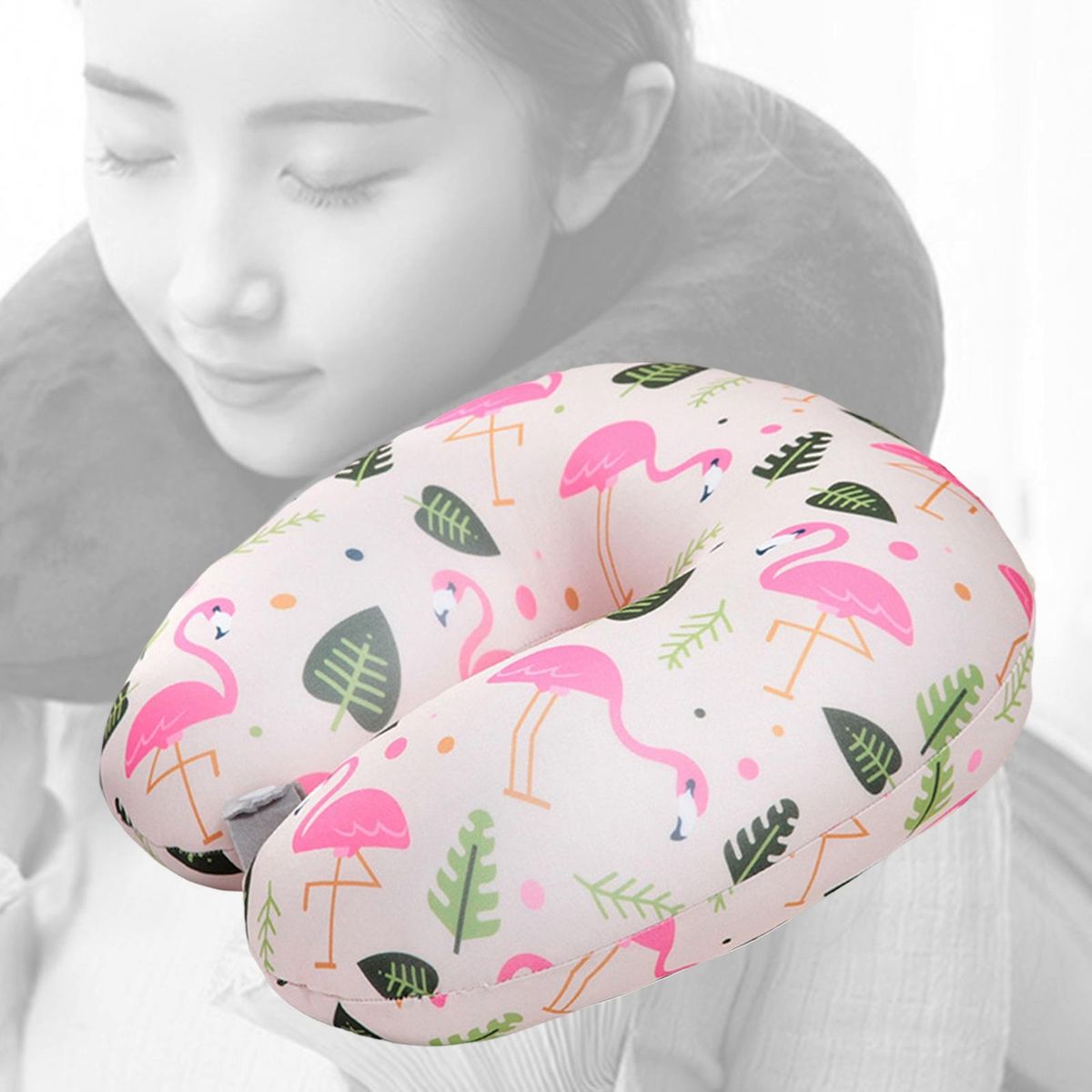 Comfort Neck Support Cushion Rest Neck Support Pillow For Light Pink
