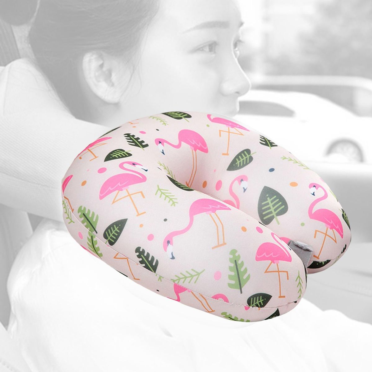 Comfort Neck Support Cushion Rest Neck Support Pillow For Light Pink