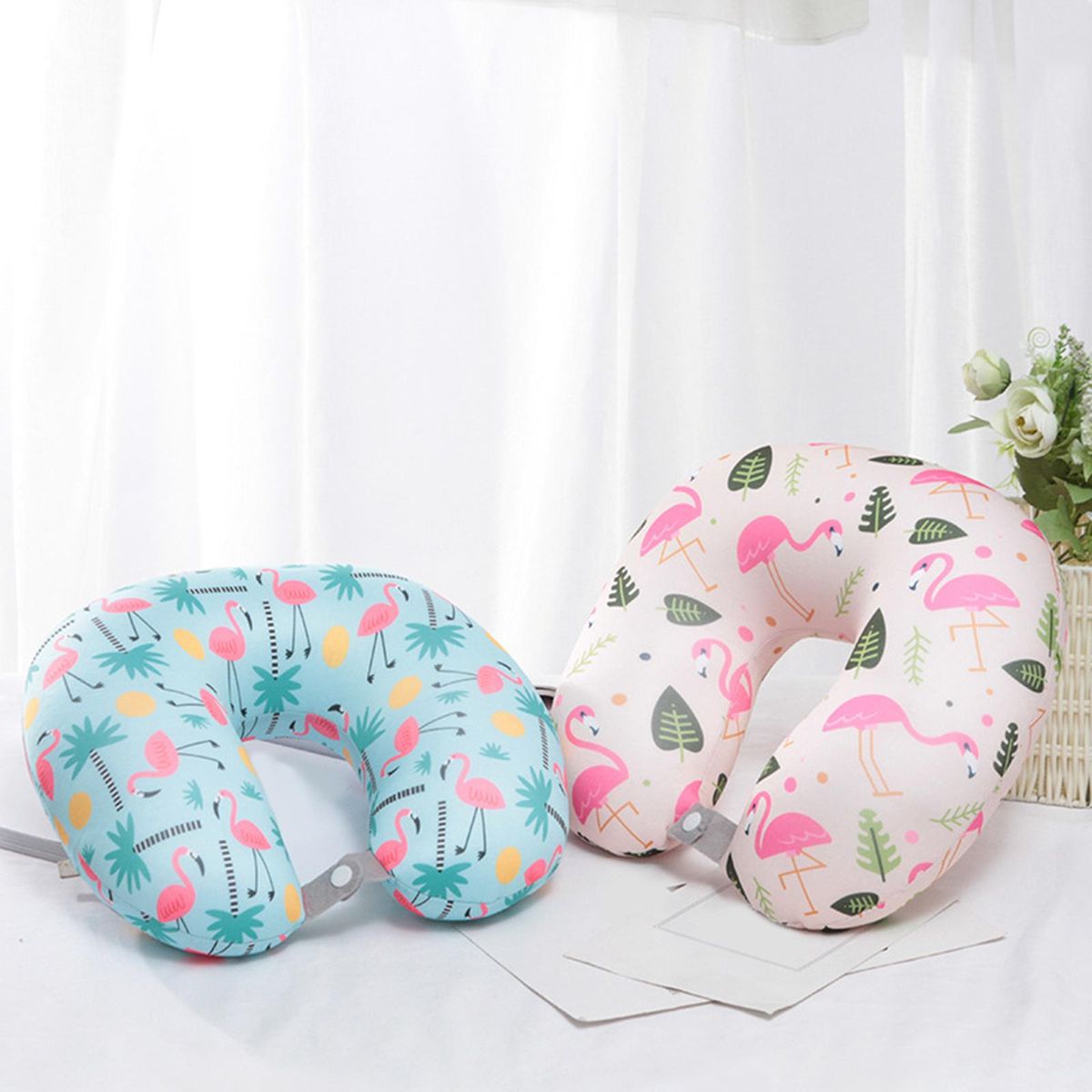 Comfort Neck Support Cushion Rest Neck Support Pillow For Light Pink