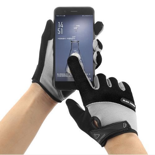 Men Women Riding Gloves Outdoor Sports Racing Riding Bike Workout Gloves（Black）