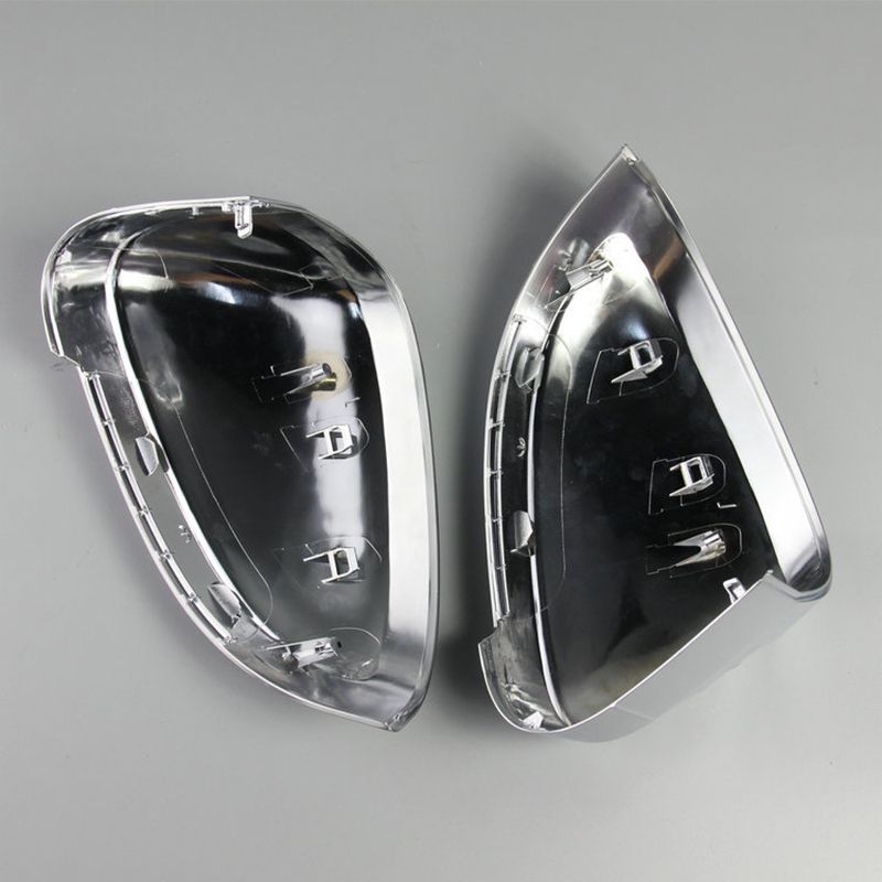 (Witheist)X-CAR 2pcs Error Free Chrome Side Mirror Cover