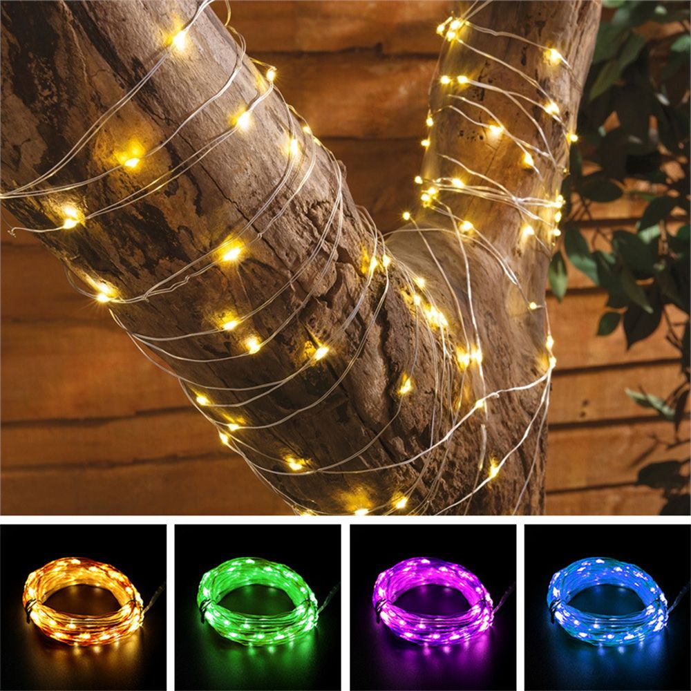 String Lights USB Powered Changing Twinkle 7 FT 20 LED