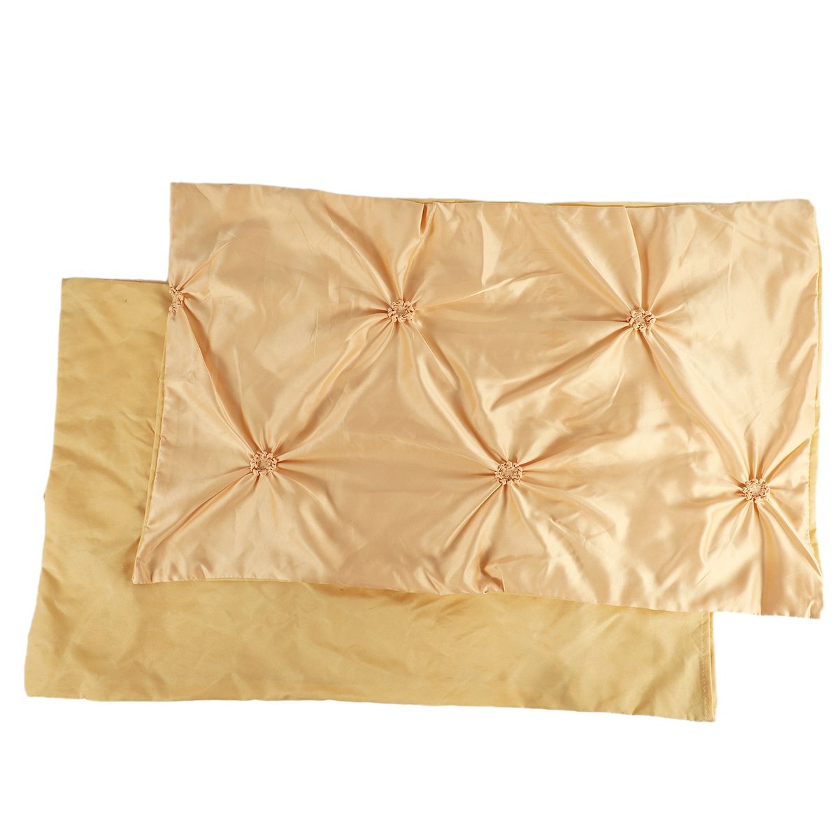 Imitation Silk Quilt Cover Pillowcases Bedding Set