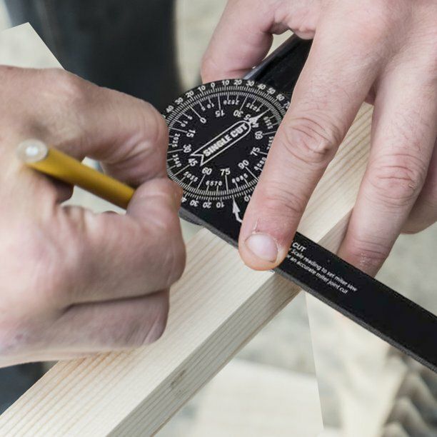 Miter Saw Protractor Aluminum Alloy Featuring Digital Angle
