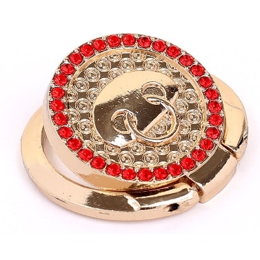 Magnet Red Stone Ring Phone Holder