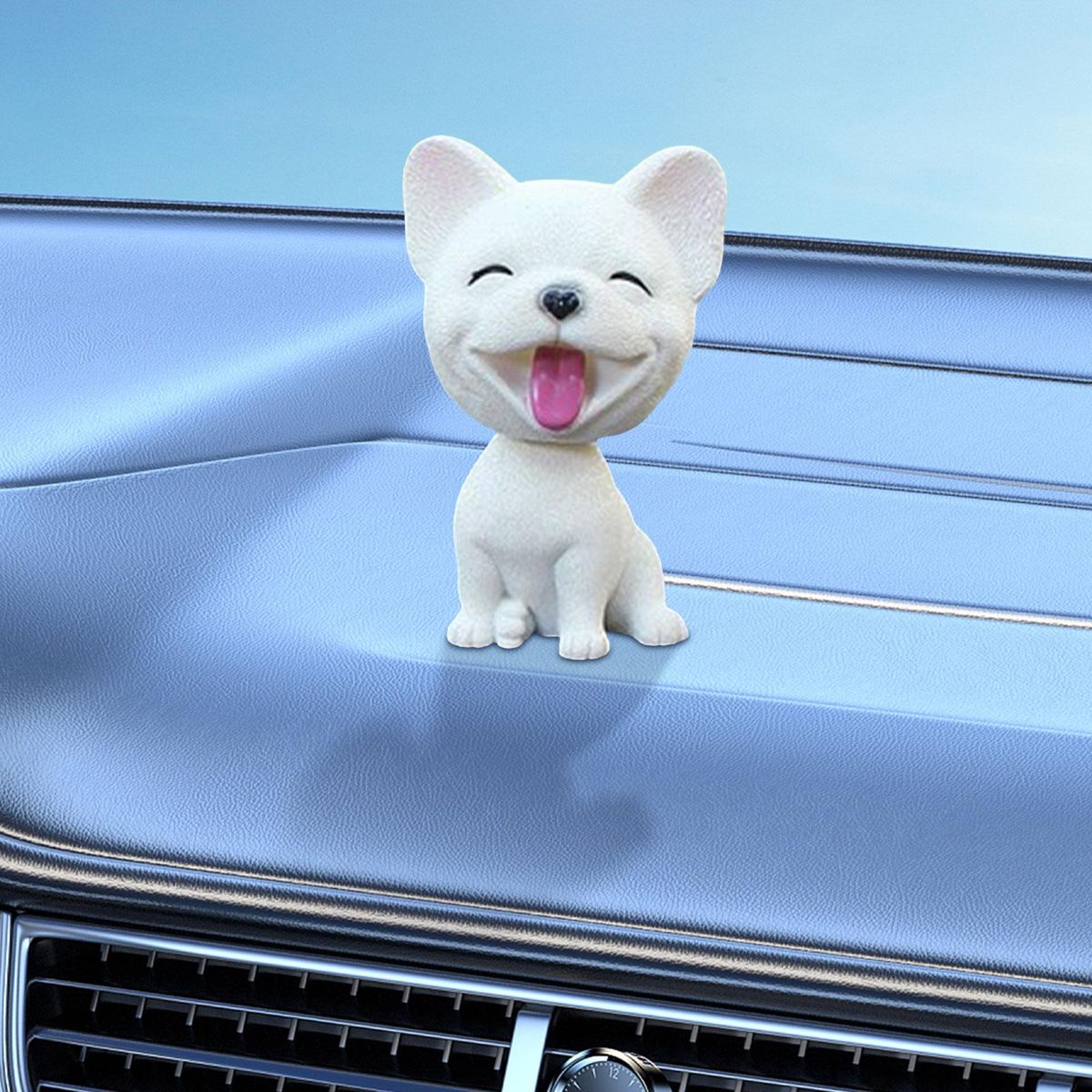 Dog Car Ornaments Office Ornament For Auto  C