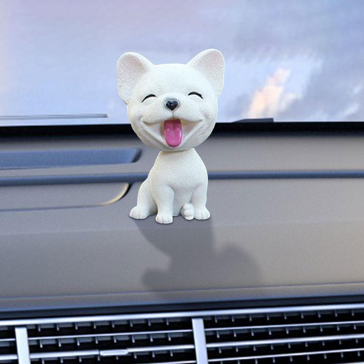 Dog Car Ornaments Office Ornament For Auto  C