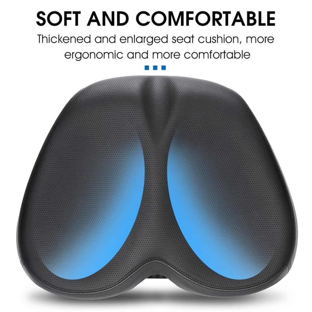 WEST BIKING Ergonomic Bicycle Replacement Saddle Soft Widen Thicken Road Bike Cushion Long Distance Riding Comfortable Shockproof Cycling Seats