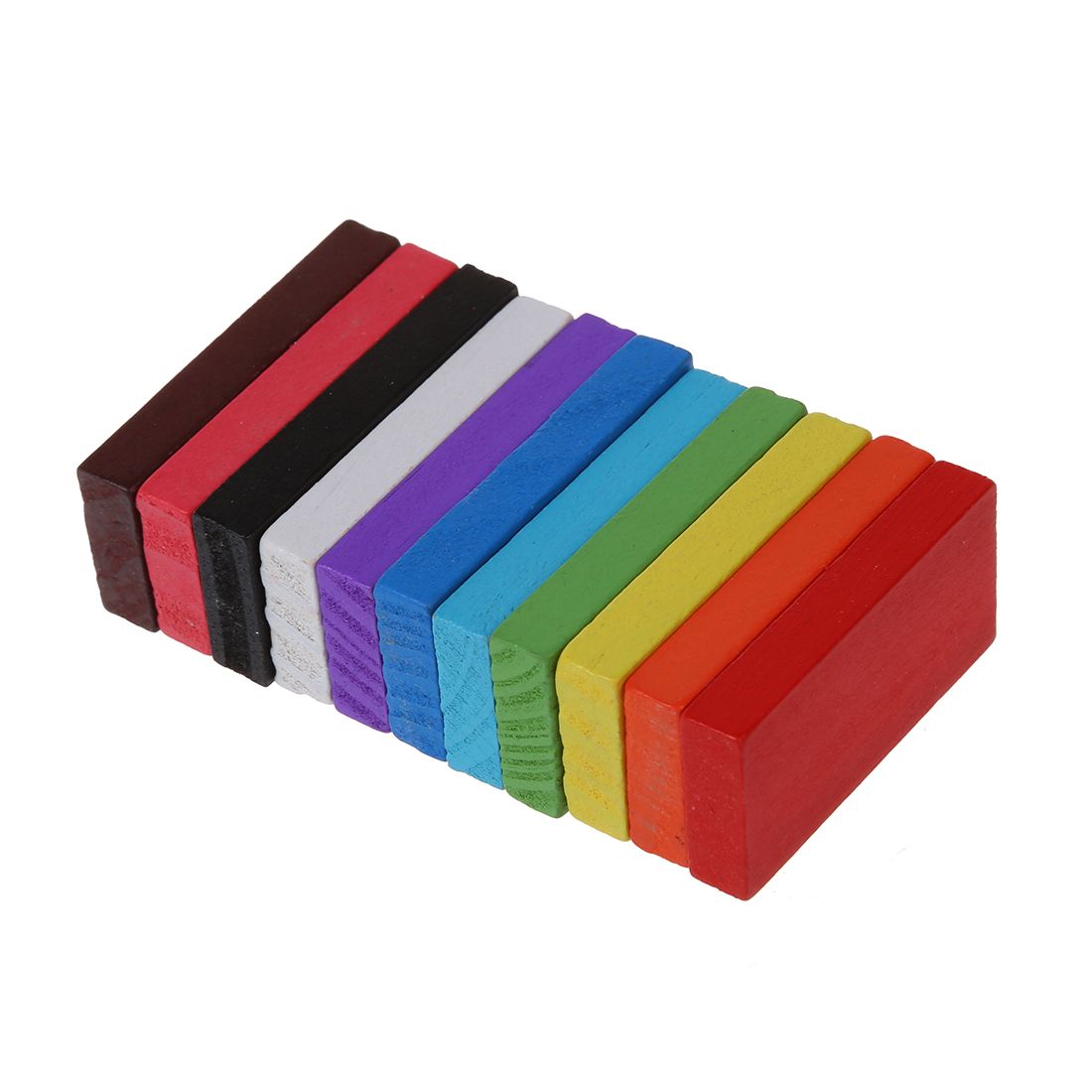 Pack Of 120 Mix Wooden Kids Children Domino Game Play