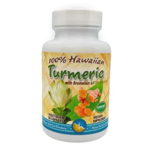 100% Turmeric With Bromelian 60 Capsules