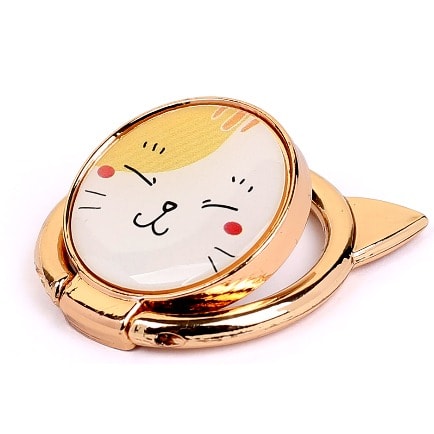 Magnet Cat Designed Ring Phone Holder