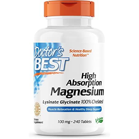 High Absorption Magnesium Glycinate Lysinate, 100mg, 240 Cnt