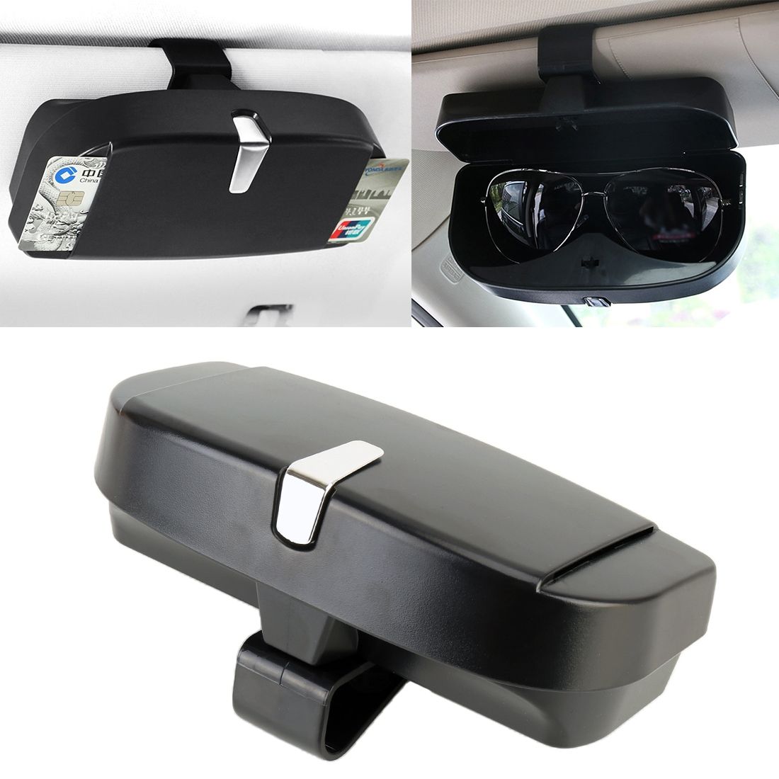 Car Gles Case Sungles Box With Card Slot
